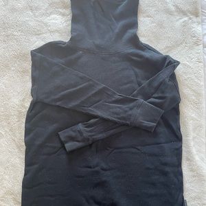 Eddie Bauer Waffle Knit Cowl Neck Top